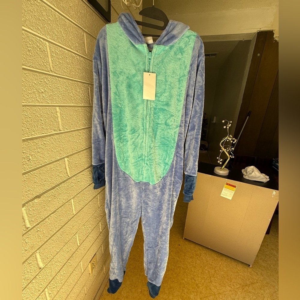 Stitch adult One Piece Pajamas Costume size M